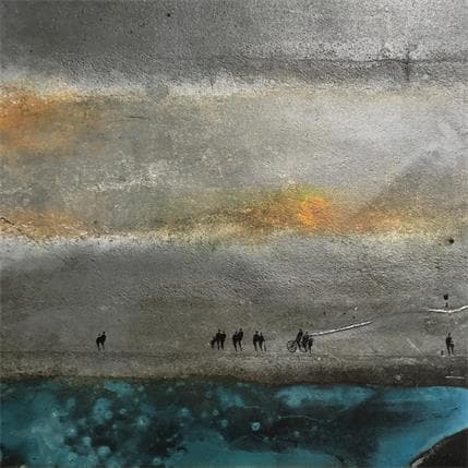 Peinture Lamia par Manconi Gil | Tableau Figuratif Métal Minimaliste