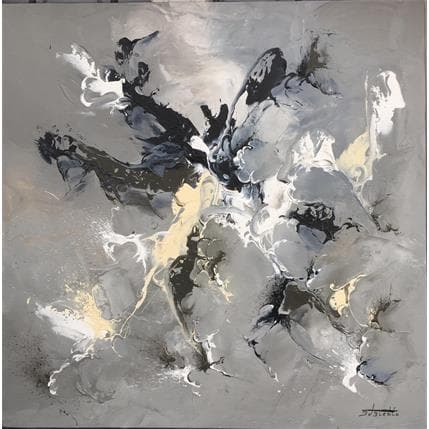 Peinture 01.01.09 par Zdzieblo Thierry | Tableau Abstrait Acrylique minimaliste