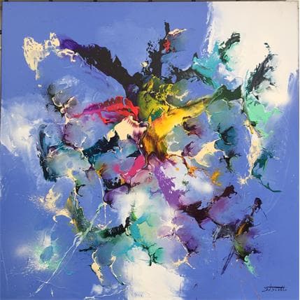 Peinture 20.08.17 par Zdzieblo Thierry | Tableau Abstrait Acrylique minimaliste