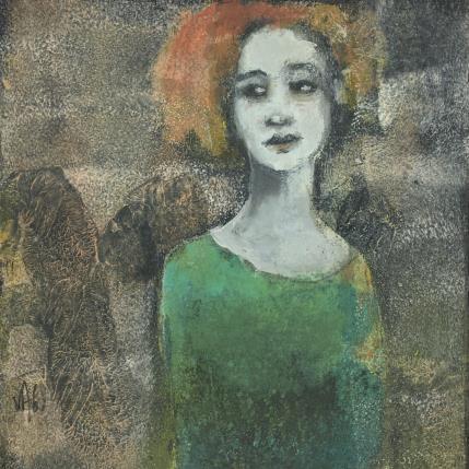 Peinture Il y a longtemps par VAG | Tableau  Acrylique