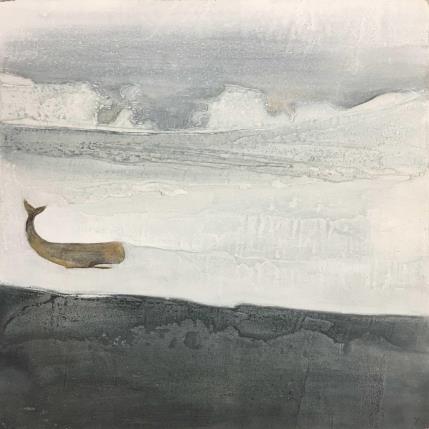 Peinture Sunday Morning par Roma Gaia | Tableau Figuratif Sable Minimaliste