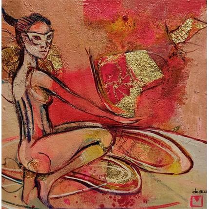 Painting She by Machi | Painting Figurative Acrylic, Oil Life style, Pop icons