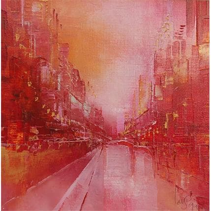 Peinture Illumination par Levesque Emmanuelle | Tableau Abstrait Huile Urbain