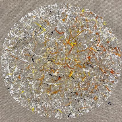 Peinture La Dune par Cantin Rose | Tableau Abstrait Acrylique minimaliste