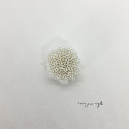 Peinture EJM 001 par Marjot Emily Jane  | Tableau Matiérisme Minimaliste