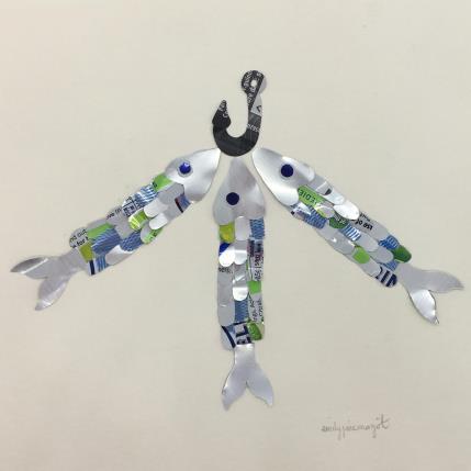 Peinture EJM 009 par Marjot Emily Jane  | Tableau Matiérisme Animaux