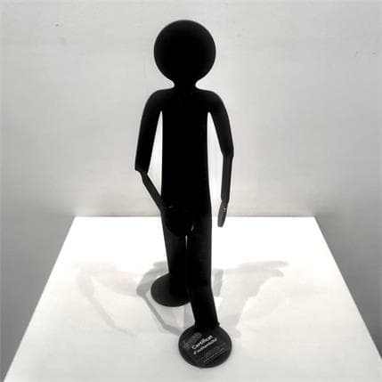 Sculpture Be active CBE par Zed | Sculpture Pop Art Technique mixte Nu