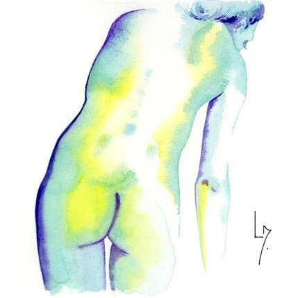 Peinture NF117 par Loussouarn Michèle | Tableau Figuratif Aquarelle Nu
