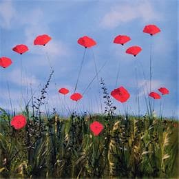 Pintura Echapée por Guillet Jerome | Pintura Figurative Oil Landscapes