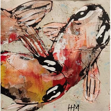 Peinture L'étang par Maury Hervé | Tableau Figuratif Animaux