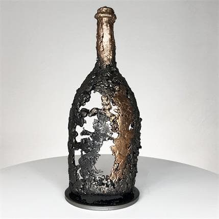Sculpture champagne Ruinart 125-21 par Buil Philippe | Sculpture classique Bronze, Métal