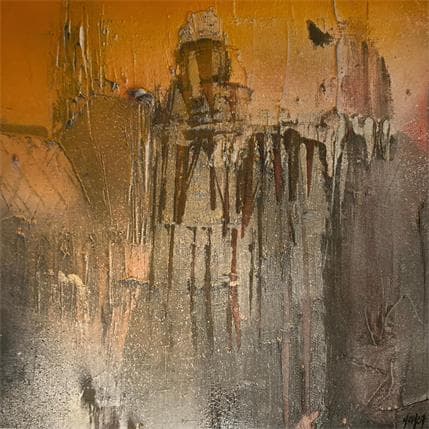 Peinture Vienne 4 par Horea | Tableau Art Singulier Huile Urbain