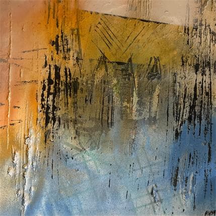 Peinture Vienne 6 par Horea | Tableau Art Singulier Huile Urbain