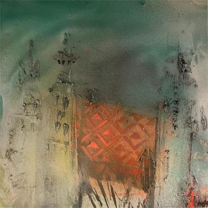 Peinture Vienne 7 par Horea | Tableau Art Singulier Huile Urbain