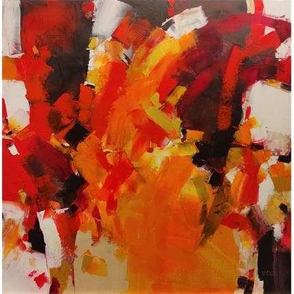 Peinture Integrity of events par Virgis | Tableau Abstrait Huile Minimaliste