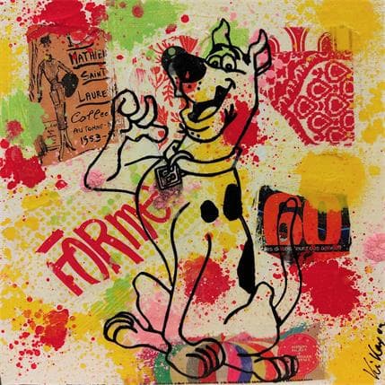 Peinture Scoubidou par Kikayou | Tableau Pop-art Graffiti Icones Pop