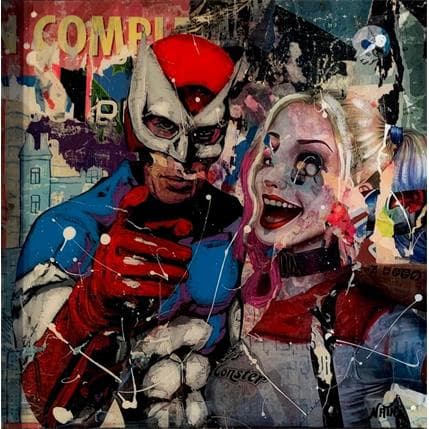 Peinture The Patriote par Nathy | Tableau Figuratif Icones Pop