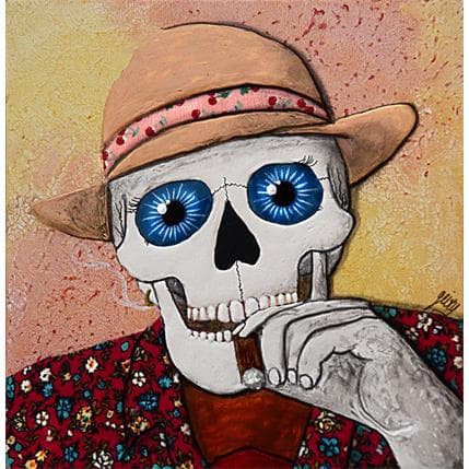 Peinture Fumador habana par Geiry | Tableau Art Singulier icones Pop