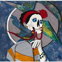 Peinture Malaga par Geiry | Tableau Art Singulier Icones Pop