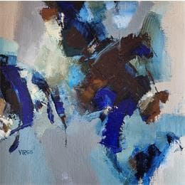 Painting Shades by Virgis | Painting Abstract Oil Minimalist