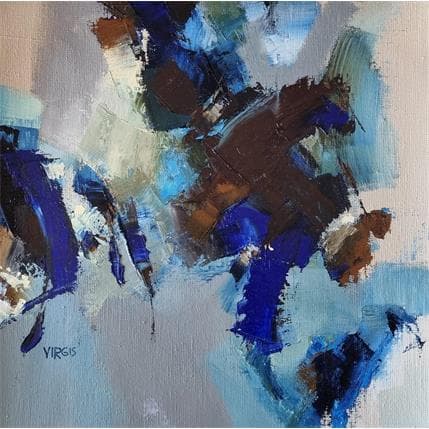 Peinture Shades par Virgis | Tableau Abstrait Huile minimaliste