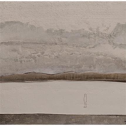 Peinture Scighera par Roma Gaia | Tableau Figuratif Minimaliste