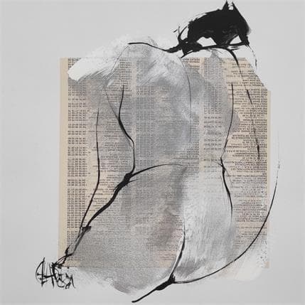 Peinture Journal intime 3 par Chaperon Martine | Tableau Figuratif Acrylique Nu