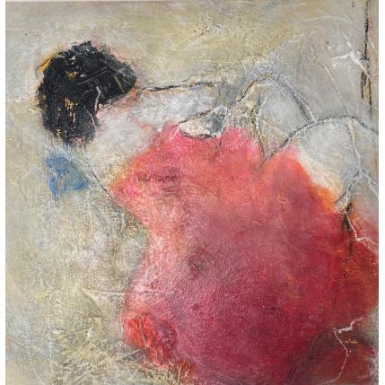 Peinture Un papillon sur mon épaule par Kerbastard Béatrice | Tableau Figuratif Acrylique Nu