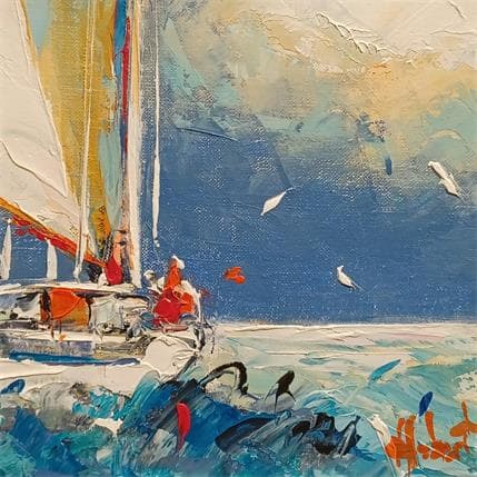 Peinture Après l'orage par Hébert Franck | Tableau  Huile