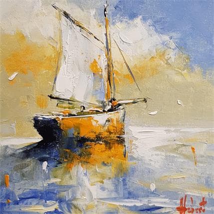 Peinture Reflets  par Hébert Franck | Tableau  Huile