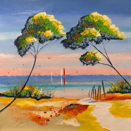 Peinture Les Joies de la mer avec toi par Fonteyne David | Tableau  Acrylique