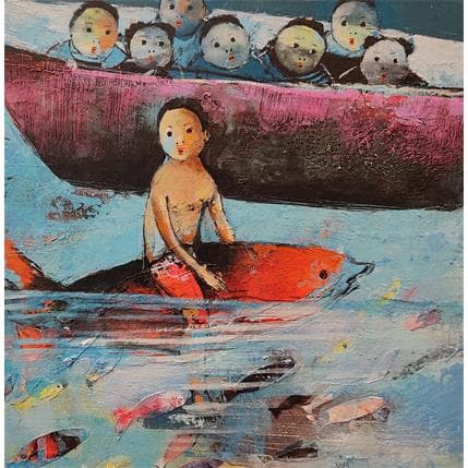 Peinture N13 par Abiy | Tableau Figuratif Huile scènes de vie