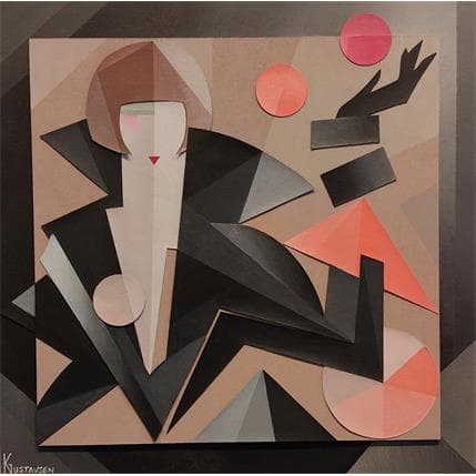 Painting Circus by Gustavsen Karl | Painting Figurative Portrait