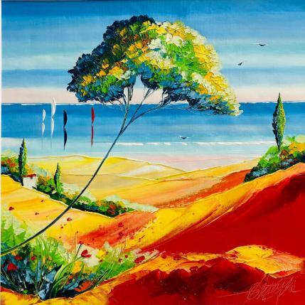 Peinture la mer et toi cherie par Fonteyne David | Tableau Figuratif Acrylique, Huile