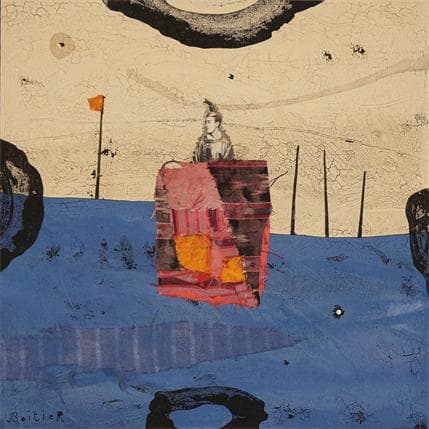 Peinture 36-81 par Boitier Thierry | Tableau Abstrait Acrylique Portraits