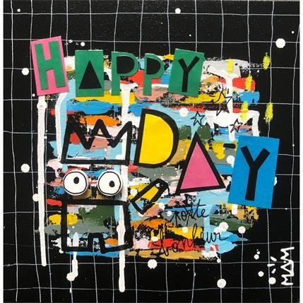Peinture Happy day par Mam | Tableau  Acrylique