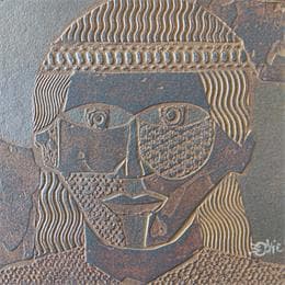 Pintura Indien por Devie Bernard  | Pintura Figurative Portrait