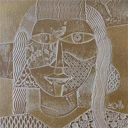 Pintura Indienne por Devie Bernard  | Pintura Figurative Pop icons, Portrait