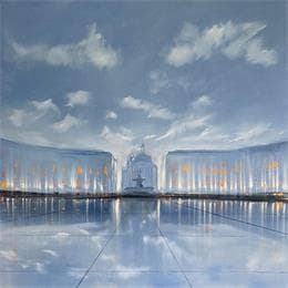 Pintura Neminem por Guillet Jerome | Pintura Figurative Oil Landscapes, Urban