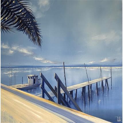 Peinture C'était hier par Guillet Jerome | Tableau Figuratif Huile Marine, Paysages