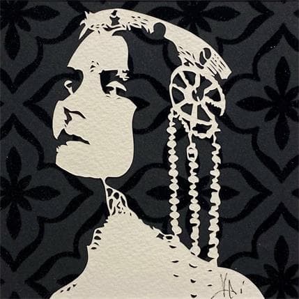 Peinture Why Though par Louafi Valentine | Tableau Figuratif Portraits