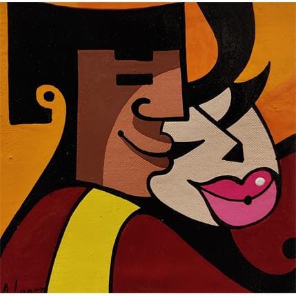 Peinture MON SULTAN A MOI par Lopez Alfredo | Tableau Figuratif Acrylique scènes de vie