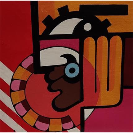 Peinture L'INGENIEUR par Lopez Alfredo | Tableau Figuratif Acrylique scènes de vie