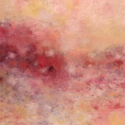Peinture Floral par Levesque Emmanuelle | Tableau Abstrait Huile minimaliste