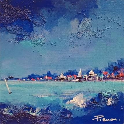 Peinture SEASCAPE-1 par Pienon Cyril | Tableau Figuratif Acrylique Paysages