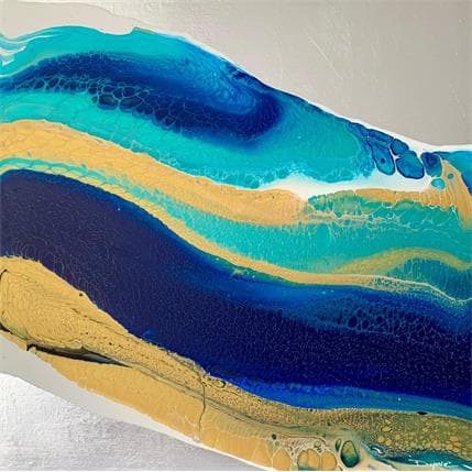 Gemälde 710 Profondeur Marine von Depaire Silvia | Gemälde Abstrakt Acryl Minimalistisch