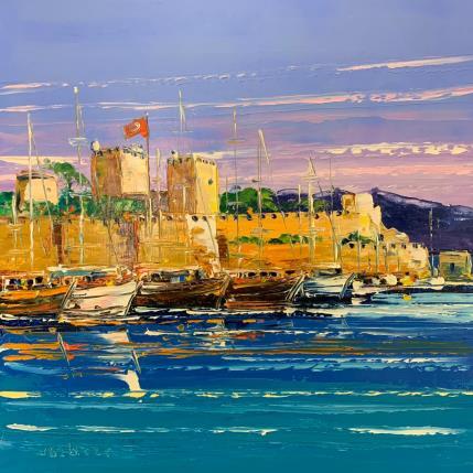 Painting Bodrum castel by Corbière Liisa | Painting