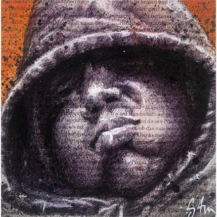 Peinture B.I.G. par S4m | Tableau Street Art Acrylique Portraits