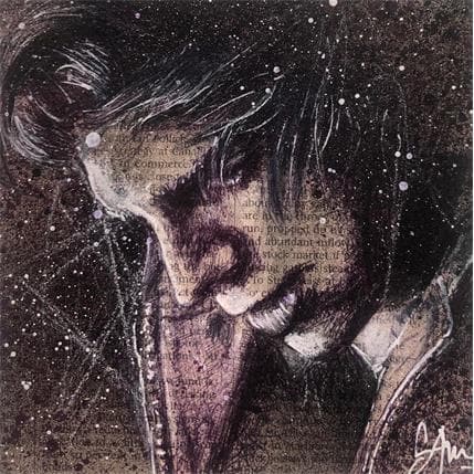 Peinture Fred par S4m | Tableau Street Art Acrylique Portraits