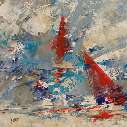 Peinture Régate-3 par Duprat Françoise | Tableau